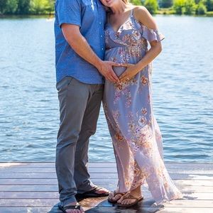 *MATERNITY* maxi dress